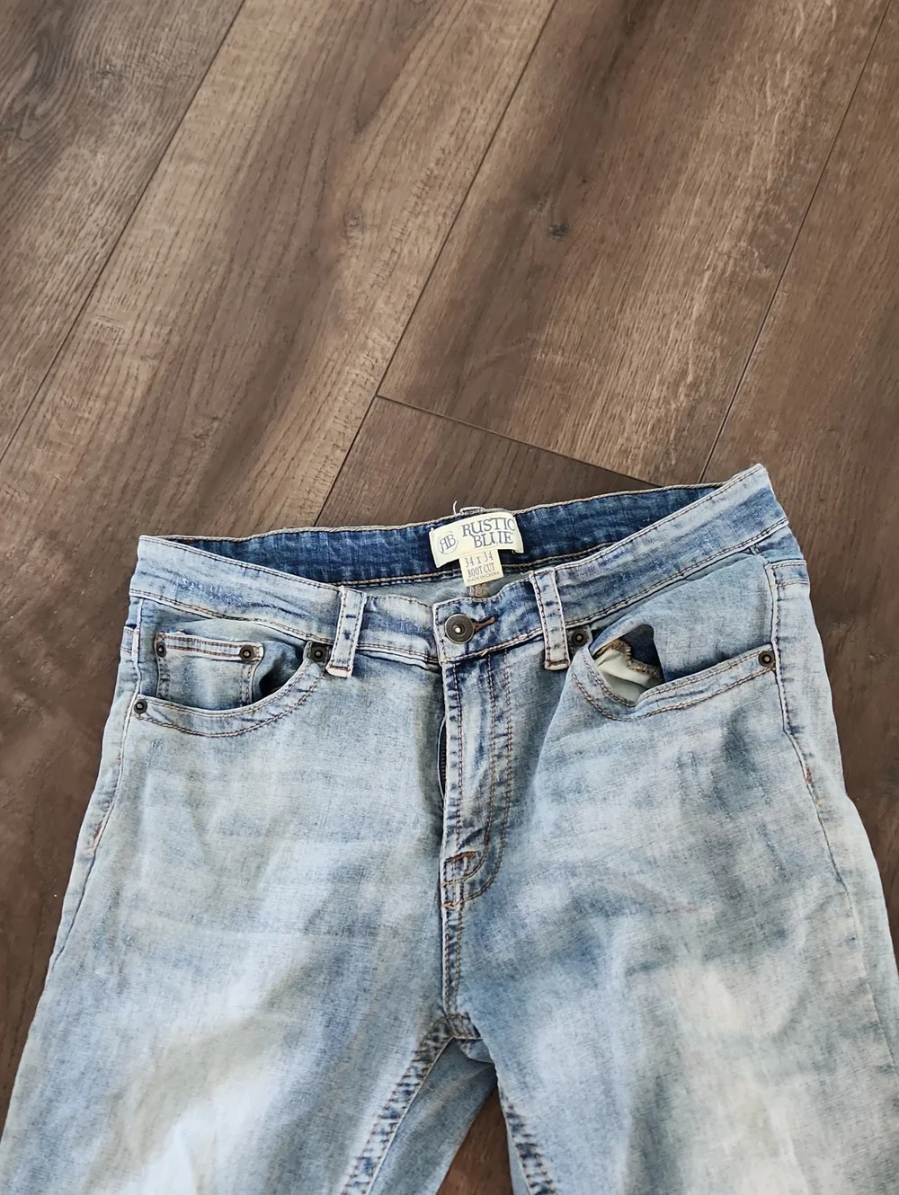 Men’s Banana Republic Rustic Blue  jeans -Sz 34/34 Boot Cut